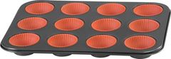 Strend Pro Forma MagicHome, na pečenie, na 12 muffinov, plech, so silikónovými formami, 35x26,5x3 cm