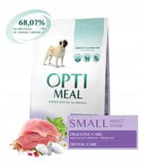 OptiMeal OPTIMEAL suché krmivo pre psy malých plemien s kačicou 4 kg