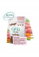 OptiMeal OPTIMEAL suché krmivo pre mačky bez obilnín s morčacím mäsom a zeleninou 300 g