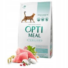 OptiMeal OPTIMEAL suché krmivo pre sterilizované mačky INDIAN FOAT 4 kg