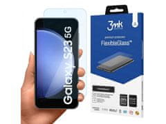 3MK Nelámané hybridné sklo Samsung Galaxy S23 5G - 3mk FlexibleGlass