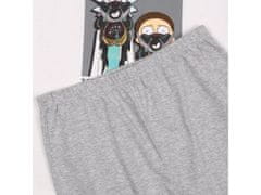 sarcia.eu Rick a Morty Bielo-sivé chlapčenské pyžamo s dlhými nohavicami 9 lat 134 cm