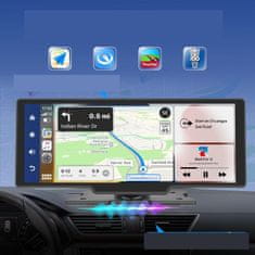 Farrot Farrot 10,26-palcový dotykový multimediálny prehrávač do auta, Mirror Link, Android Auto, GPS, RGB, Vstavaný mikrofón, Vstavaný reproduktor, Zosilňovač, CarPlay, DVB+, Dual Bluetooth, TF FM vysielač