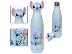 Disney Lilo a Stitch DISNEY Modrá, hliníková fľaša na pitie teplých nápojov 500 ml 