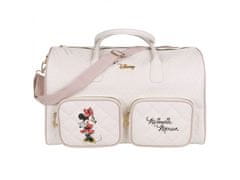 Disney DISNEY Minnie Mouse krémová cestovná taška, cestovná taška 45x28x20cm 