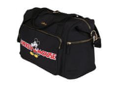 Disney DISNEY Mickey Mouse Čierna, mäkká cestovná taška, turistická taška 40x27x20cm 