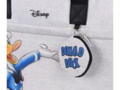 Disney Donald Duck Disney Sivá, veľká cestovná taška s melírovaným vzorom, priestraná 53x17x32 cm 