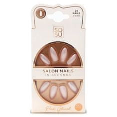 Umelé nechty Pink (Salon Nails) 24 ks