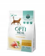 OptiMeal OPTIMEAL suché krmivo pre mačky s kuracím mäsom 200 g