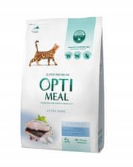 OptiMeal OPTIMEAL suché krmivo pre mačky s treskou 4 kg