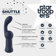 Dreamtoys Startroopers Shuttle P-Spot Vibrator, vibračný masér prostaty