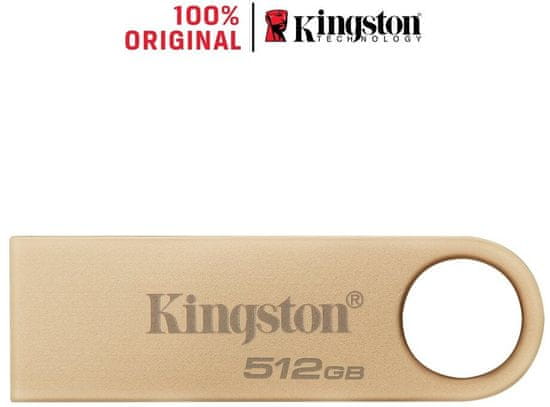 Kingston DataTraveler sa9 G3, 512GB (DTSE9G3/512GB), zlatá