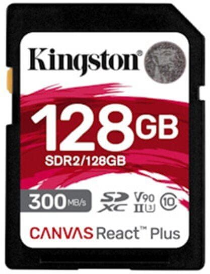 Kingston Canvas React Plus sacure Digital (SDXC), 128GB (SDR2/128GB)