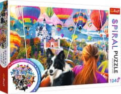 Trefl Spiral puzzle Festival teplovzdušných balónov 1040 dielikov