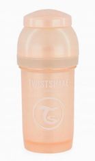 Twistshake Antikoliková láhev, Twistshake se savičkou, 0 m+, 180 ml, Pearl Champagne