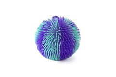 Mac Toys SPORTO Střapatý duhový míč se světlem - modro zelený