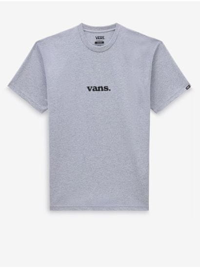 Vans Sivé pánske melírované tričko VANS Lower Corecase