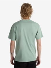 Vans Svetlo zelené pánske tričko VANS Left Chest Logo S