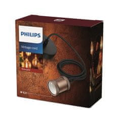 Philips Philips Vintage závesný kábel 2m s objímkou E27 max. 40W IP20, ružová zlatá