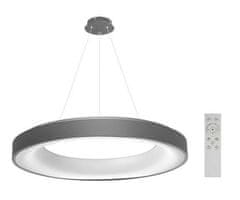 AZZARDO LED Závesné svietidlo AZzardo Sovana Pendant 80 CCT grey Dimm AZ3450 80W 4000lm 2700-6500K IP20 78cm stmievateľné šedé