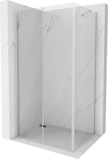 Mexen Lima, sprchovací kút 115 (dvere) x 110 (stena) cm, 6mm číre sklo, chrómový profil, 856-115-110-01-00