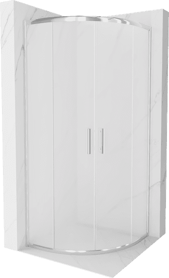 Mexen RIO - Štvrťkruhový sprchovací kút 70x70 cm, matná, 863-070-070-01-30