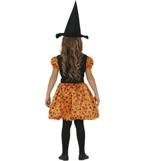 Guirca Kostým Oranžová čarodejnica s tekvičkami 3-4 roky