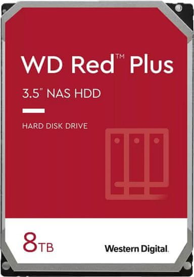 Western Digital WD Red Plus (EFPX), 3,5" - 8TB (WD80EFPX)