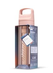 LifeStraw LGV422PKWW Go 2.0 Water Filter Bottle 22oz Cherry Blossom Pink WW