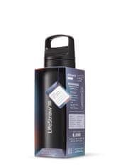 LifeStraw LGV42SBKWW Go 2.0 Stainless Steel Water Filter Bottle 24oz Black