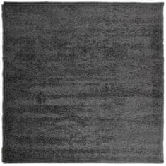 Petromila vidaXL Shaggy koberec PAMPLONA, vysoký vlas moderný antracit 160x160cm