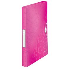 LEITZ Box na spisy WOW metalicky ružový 