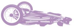 DeCuevas 90341 Skladací kočík trojkolesový pre dvojčatá bábiky Ocean Fantasy 2021 - 75 cm