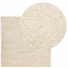 Petromila vidaXL Shaggy koberec PAMPLONA, vysoký vlas, moderný, zlatý 240x240 cm