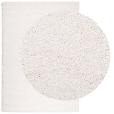 Petromila vidaXL Shaggy koberec PAMPLONA, vysoký vlas, moderný krémový 140x200cm