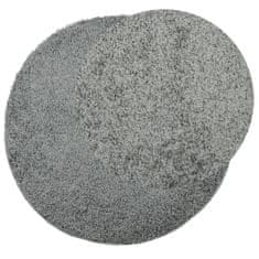 Petromila vidaXL Shaggy koberec PAMPLONA, vysoký vlas, moderný, zelený Ø 280 cm
