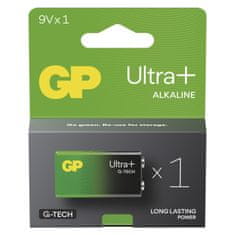 GP Alkalická batéria ULTRA PLUS 9V (6LF22) - 1ks