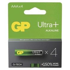 GP AAA Ultra Plus, alkalický (LR03) - 4 ks