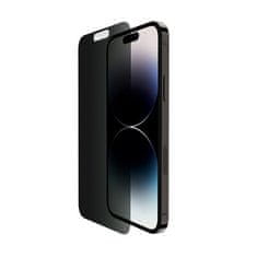 Belkin SCREENFORCE TemperedGlass Privacy Anti-Microbial ochranné privátne sklo pre iPhone 14 / iPhone 14 Pro