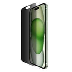 Belkin SCREENFORCE TemperedGlass Privacy Anti-Microbial ochranné privátne sklo pre iPhone 15 Plus / iPhone 14 Pre Max
