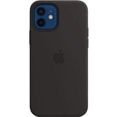 Apple Kryt silikónový s MagSafe, pre iPhone 12/12 Pro, čierny