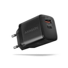 ACU-PQ30 Síl nabíjačka do siete 30W, 2x port (USB-A + USB-C), PD3.0/PPS/QC4+/AFC/Apple, čierna