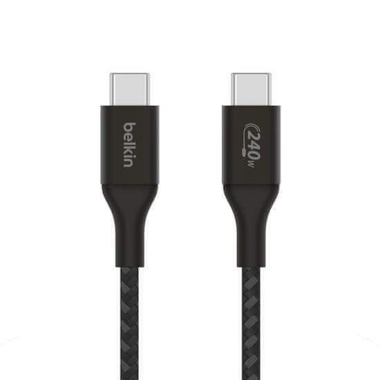 Belkin Boost charge USB-C kábel 240W, 1m, čierny