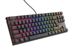 Genesis tichá herná klávesnica THOR 303/TKL/RGB/Outemu Peach/Drôtová USB/SK-SK layout/Čierna