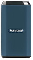 Transcend ESD410C 1TB, USB 20Gbps Type C, Externý odolný SSD disk (3D NAND flash), 2000MB/R, 2000MB/W, modrý