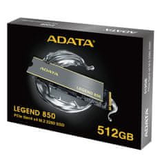 A-Data LEGEND 850/512GB/SSD/M.2 NVMe/Zlatá/5R