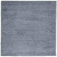 Petromila vidaXL Chlpatý koberec vysoký vlas moderný modrý 240x240 cm