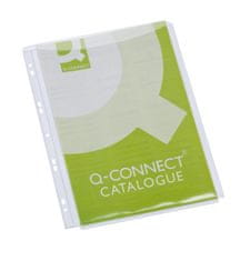Q-Connect Euroobaly U na katalógy - A4, PP, 200 mic, 5 ks