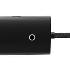 BASEUS Rozbočovač 4w1 Baseus Lite Series USB do 4x USB 3.0 2m (černý)