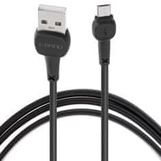 L-BRNO Rýchlonabíjací kábel Micro USB Čierny